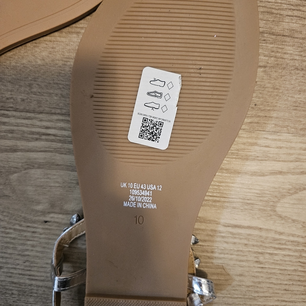 12M Crystal Embellished ASOS Sandals - Picture 4 of 5